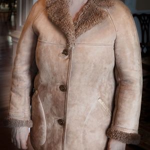 Genuine English Sheepskin Coat in Women
